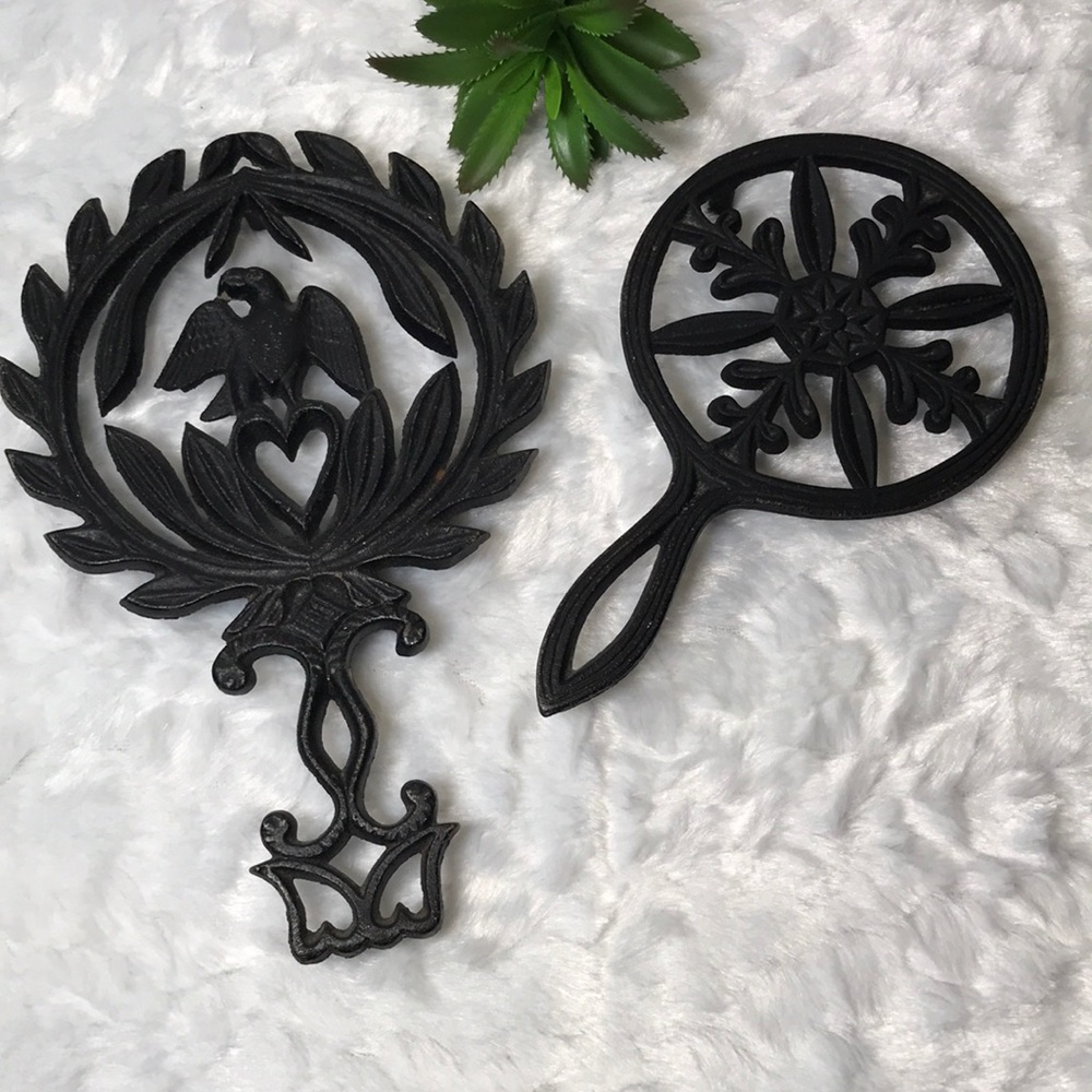 Vintage trivets Americana Eagle VA Metalcrafters